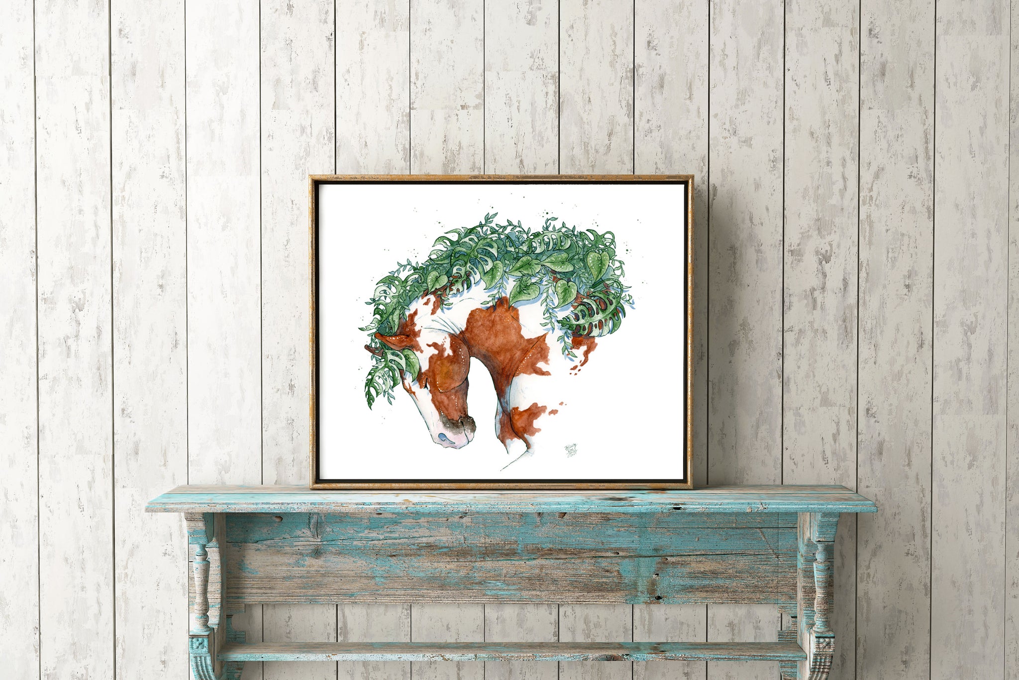 " Wild Monstera "  - Plant Ponies - Fine Art Print