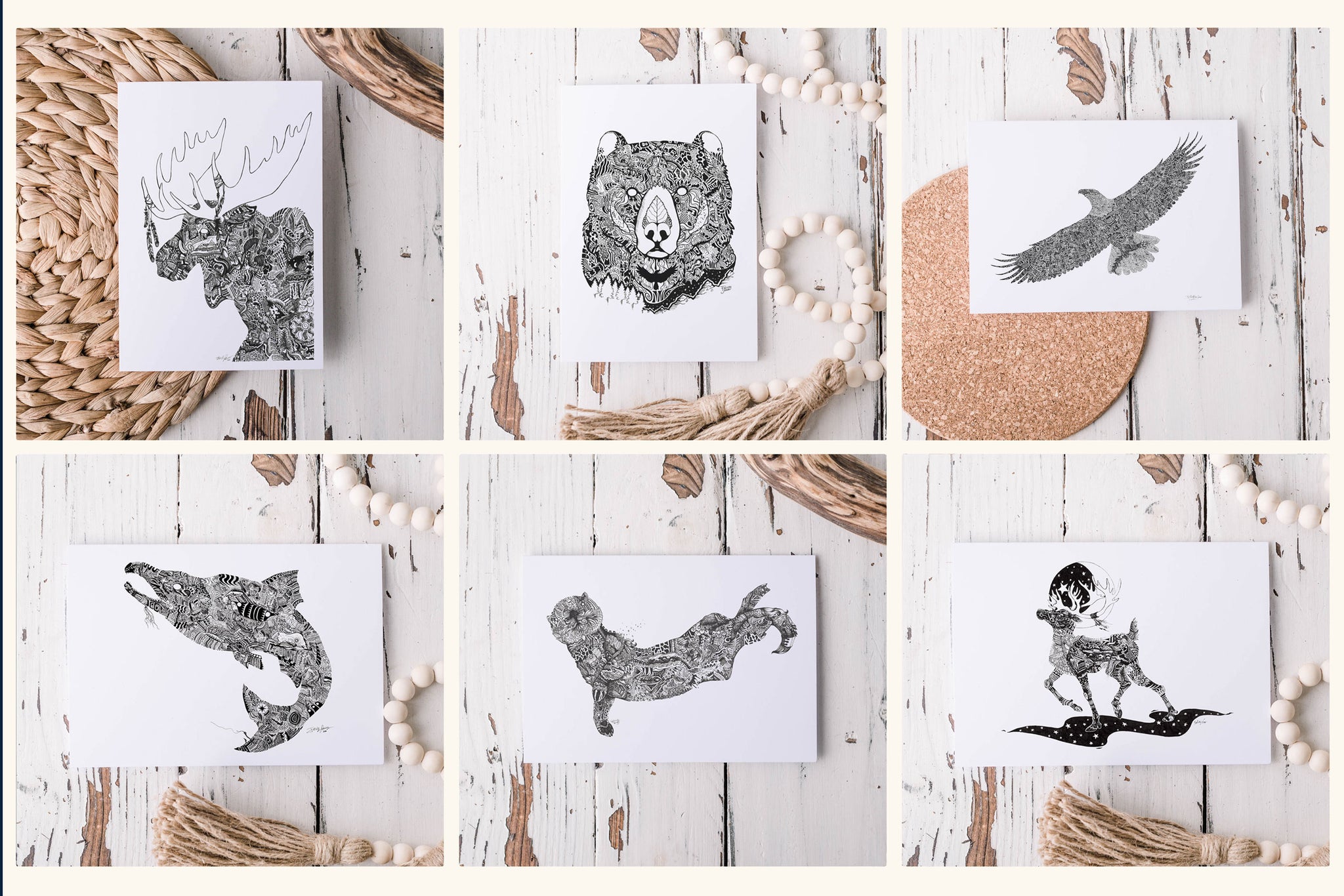 Alaskan Animals Card Pack