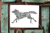 "Doodle Resilient Wolf" - Doodle Series - Fine Art Print