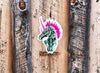 "Pink Plasma Robo Unicorn" Vinyl Sticker