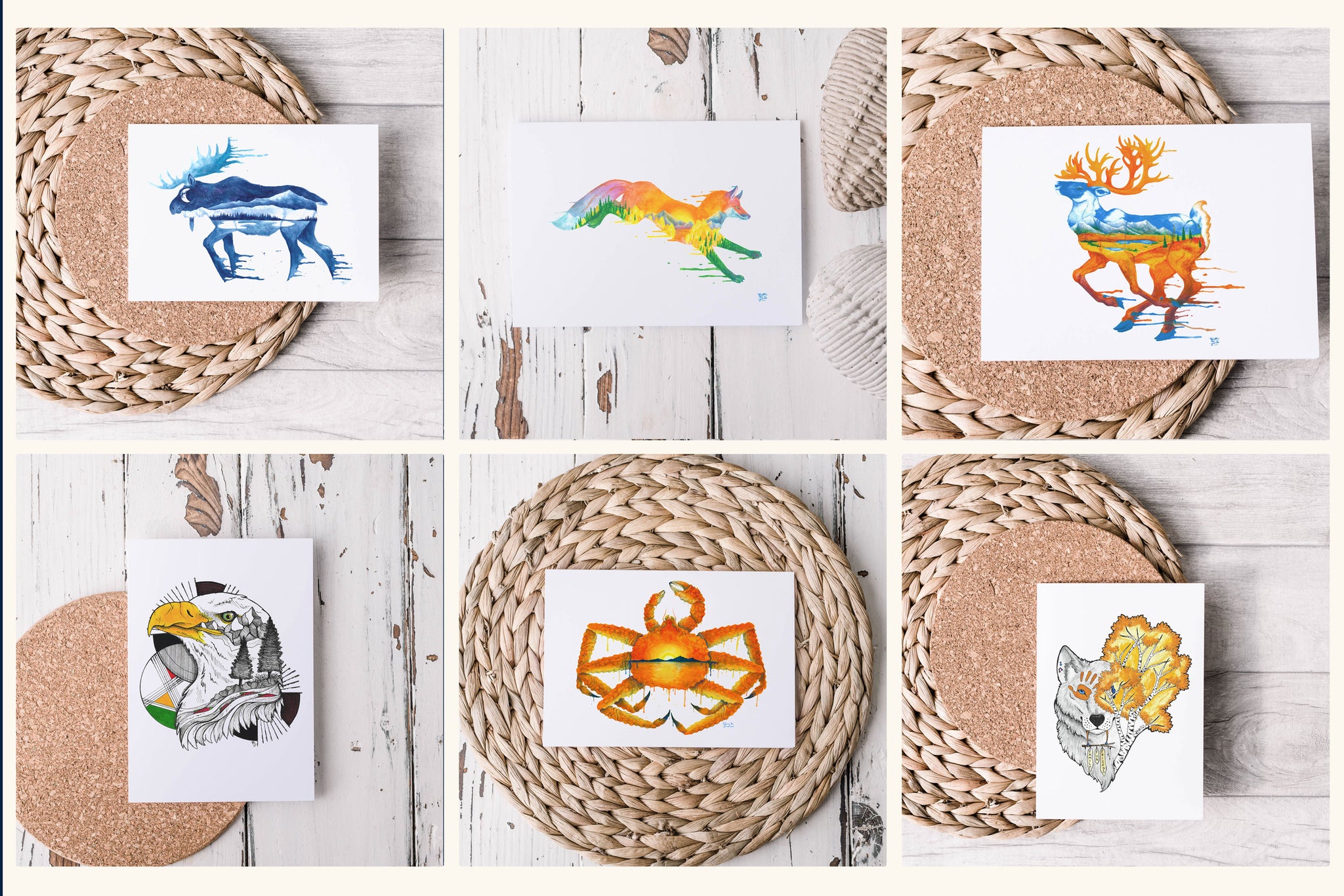 Scenic Animals Card Pack