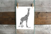 Doodle Giraffe - Fine Art Print