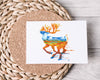 " Autumn Fire Caribou "  Greeting Card