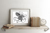Doodle Octopus - Fine Art Print
