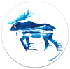 "Blue Moon Moose" Vinyl Sticker