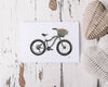 " Doodle Fat Tire Bike" Greeting Card (Wholesale)