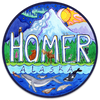 "Homer Alaska" Vinyl Sticker (Wholesale)