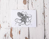 " Doodle Octopus " Greeting Card (Wholesale)