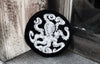 Entrapped Octopus Iron on Patches