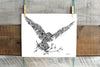 Doodle Snowy Owl - Fine Art Print (Wholesale)