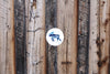 "Blue Moon Moose" MINI Vinyl Stickers
