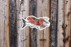 "Winter King Salmon"  Vinyl Sticker