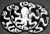 "Entrapped White Octopus" JUMBO 6" Vinyl Sticker