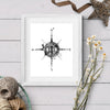 Doodle Northern Compass (Wholesale) - Fine Art Print