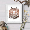 Wild Grizzly Bear - Fine Art Print