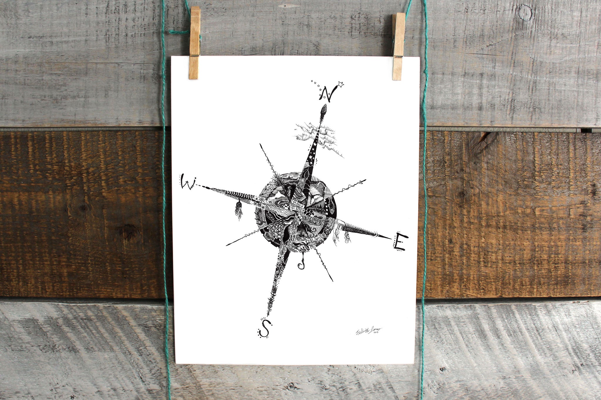 Compass Rose Art
