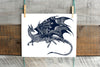 Doodle Specter Dragon - Doodle Series - Fine Art Print (Wholesale)