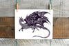 Doodle Specter Dragon - Doodle Series - Fine Art Print