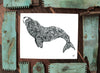 Doodle Bowhead Whale - Fine Art Print (Wholesale)