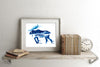 Blue Moon Moose - Fine Art Print (Wholesale)