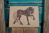 " Doodle Friesian " Greeting Card (Wholesale)