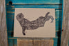 " Doodle Otter " Greeting Card (Wholesale)