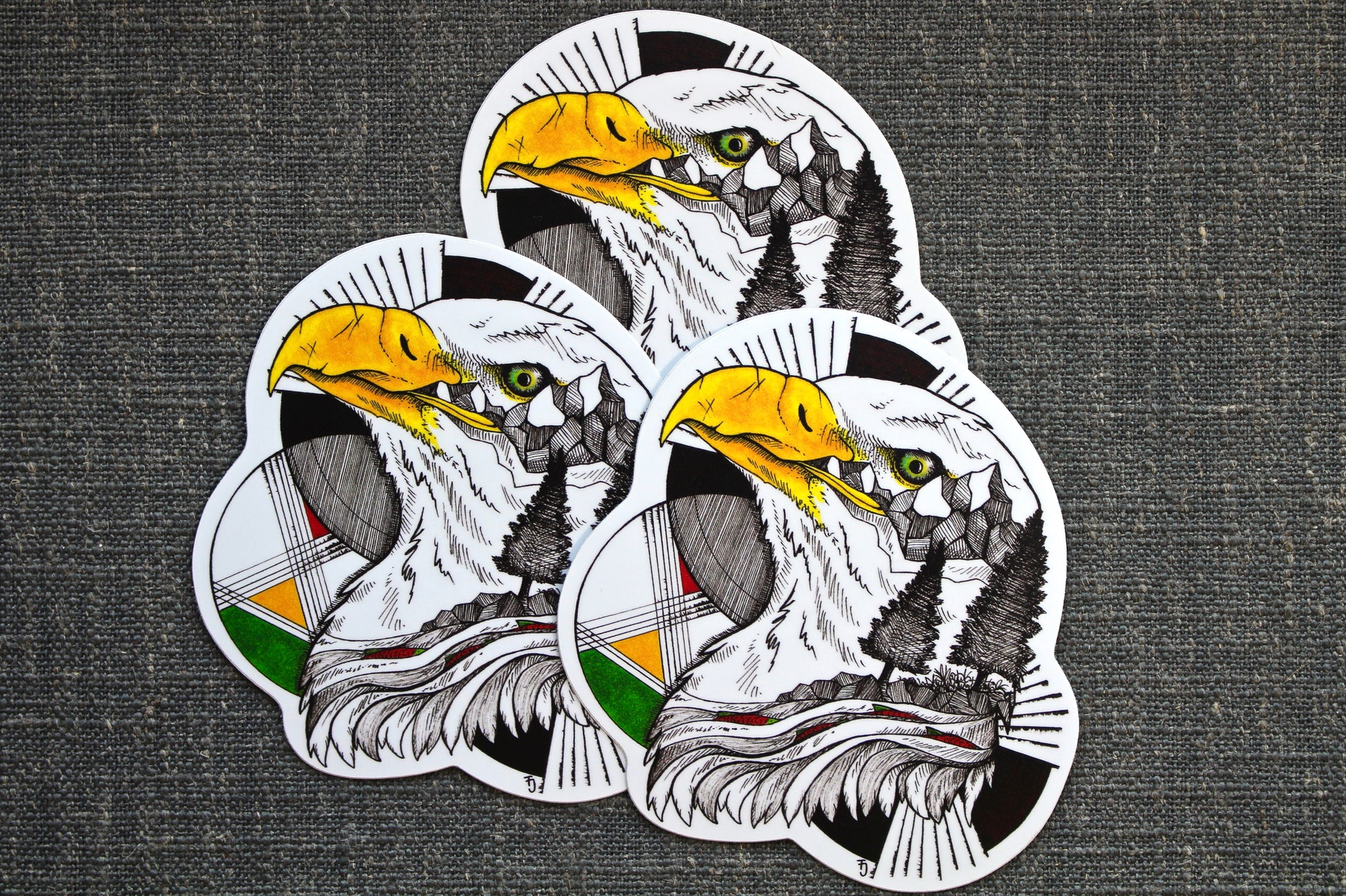 "Eagle Eye" Vinyl Sticker (Wholesale)